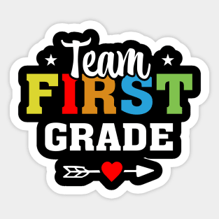 Team First Grade Sticker